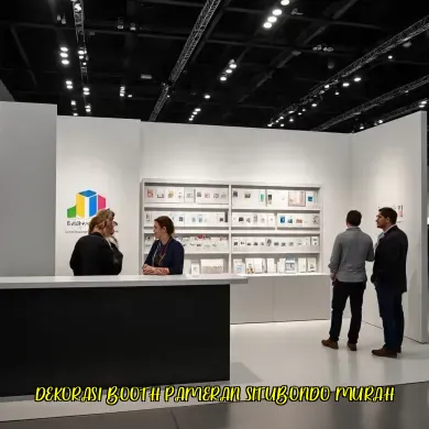 dekorasi booth pameran situbondo murah